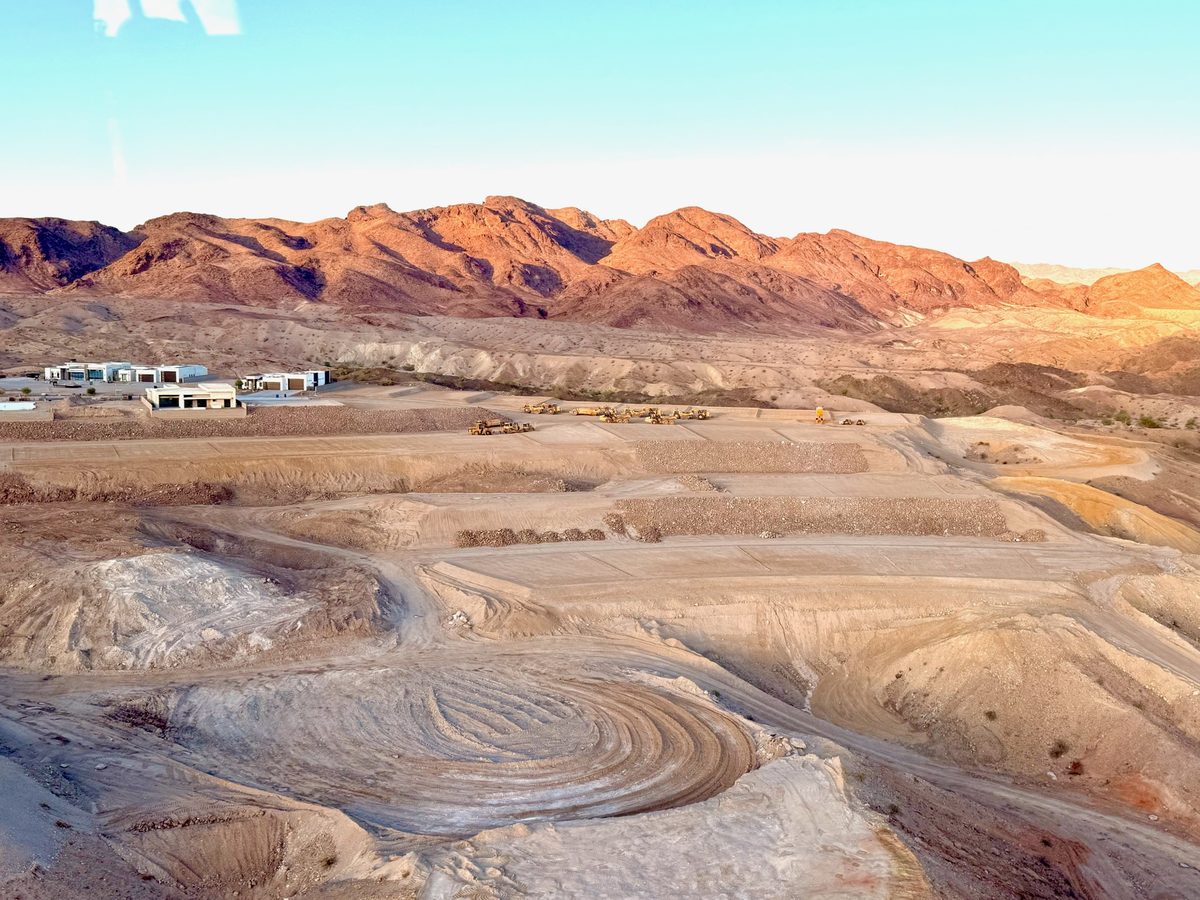 Sixty-Seven homesites graded beneath the desert mountains